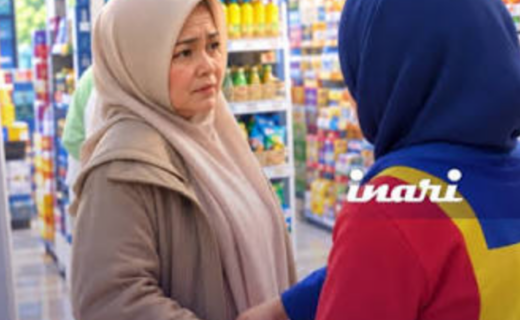 Dua Perempuan Diduga Curi Barang di Minimarket Kota Batu Ranau
