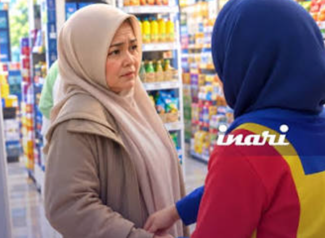 Dua Perempuan Diduga Curi Barang di Minimarket Kota Batu Ranau