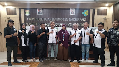 Pengurus JTR Audiensi ke Dinkes Kabupaten Tangerang, Perkuat Sinergi Informasi Kesehatan