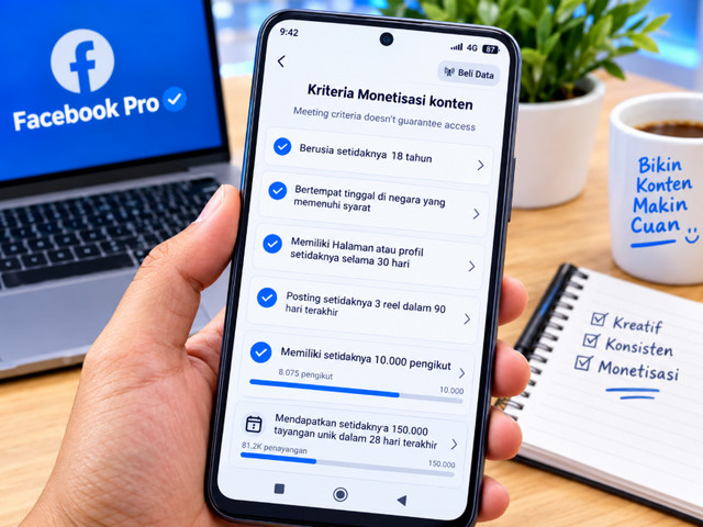 10 Syarat Monetisasi FB Pro Terbaru 2026