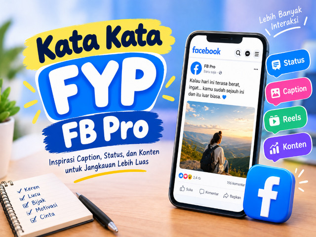 50+ Kata Kata FYP FB Pro yang Menarik untuk Status, Caption, dan Konten
