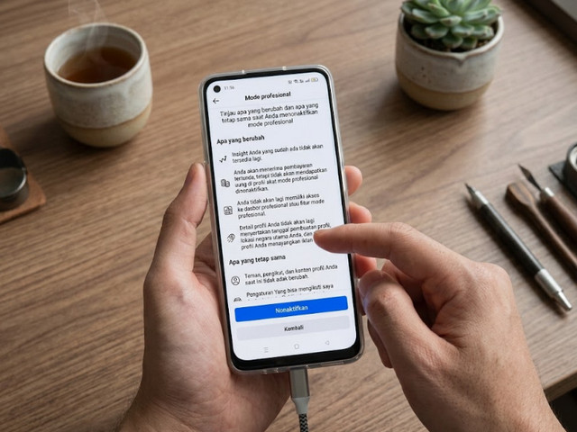 Cara menonaktifkan FB Pro Dengan Mudah