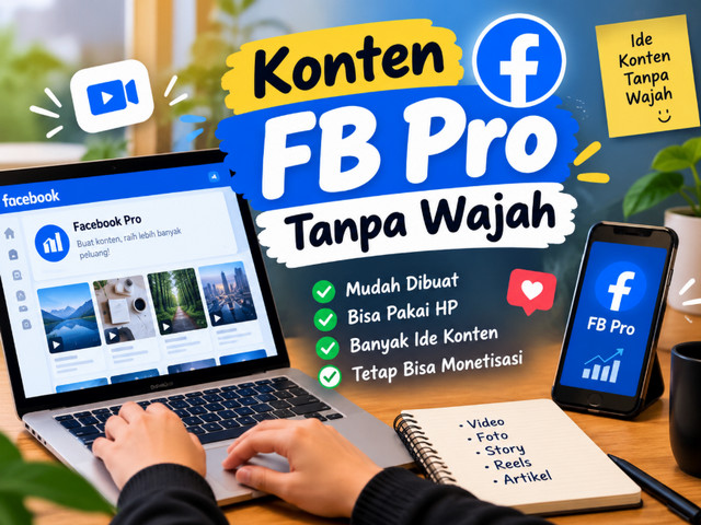 15 Ide Konten FB Pro Tanpa Wajah yang Bisa Dibuat Pemula